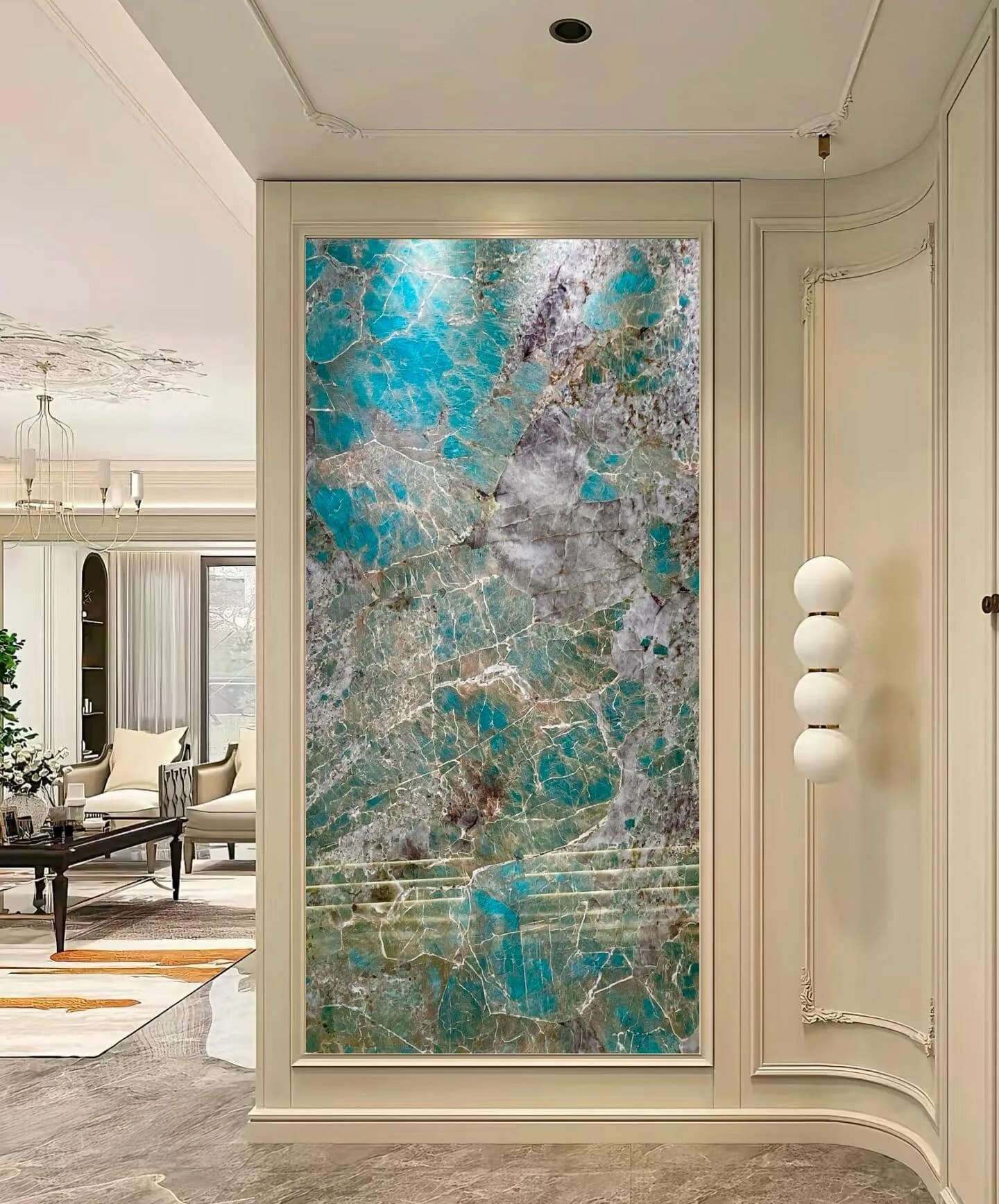 Amazon Green Marble stone sample