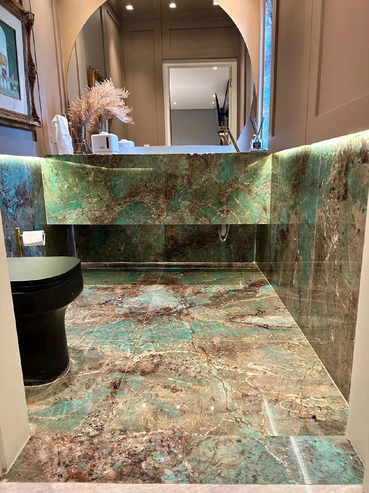 Amazon Green Marble stone sample
