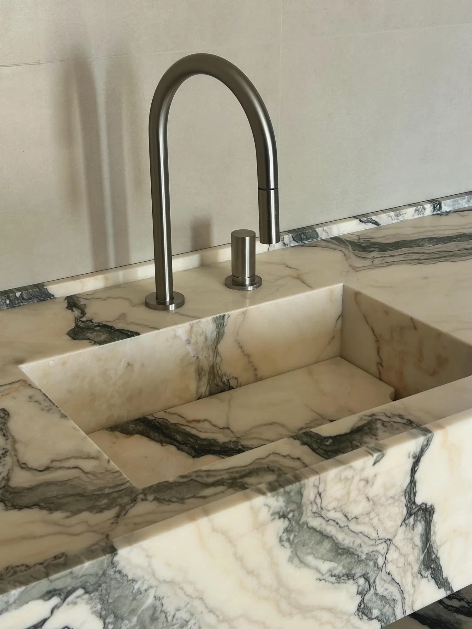 Blush Pink Marble stone sample