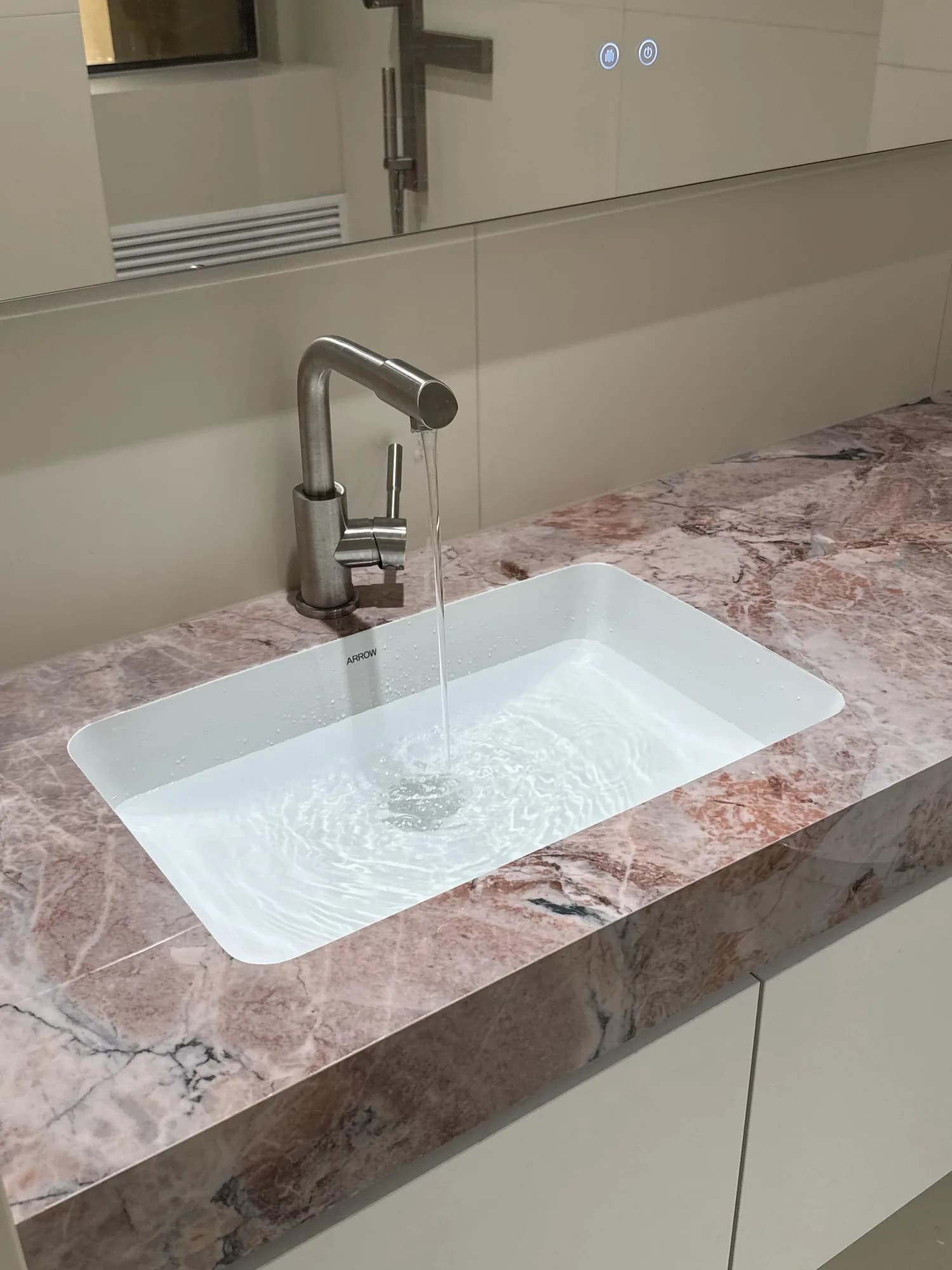 Four Seasons Pink Marble stone sample
