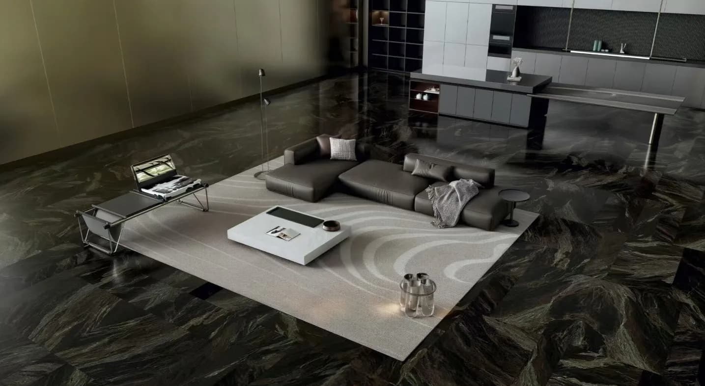Golden Brown Marble stone sample