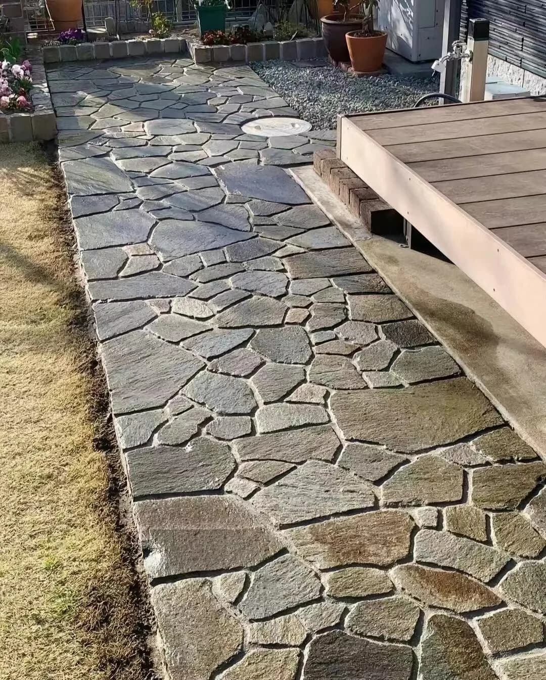 Irregular Stone Paving stone sample