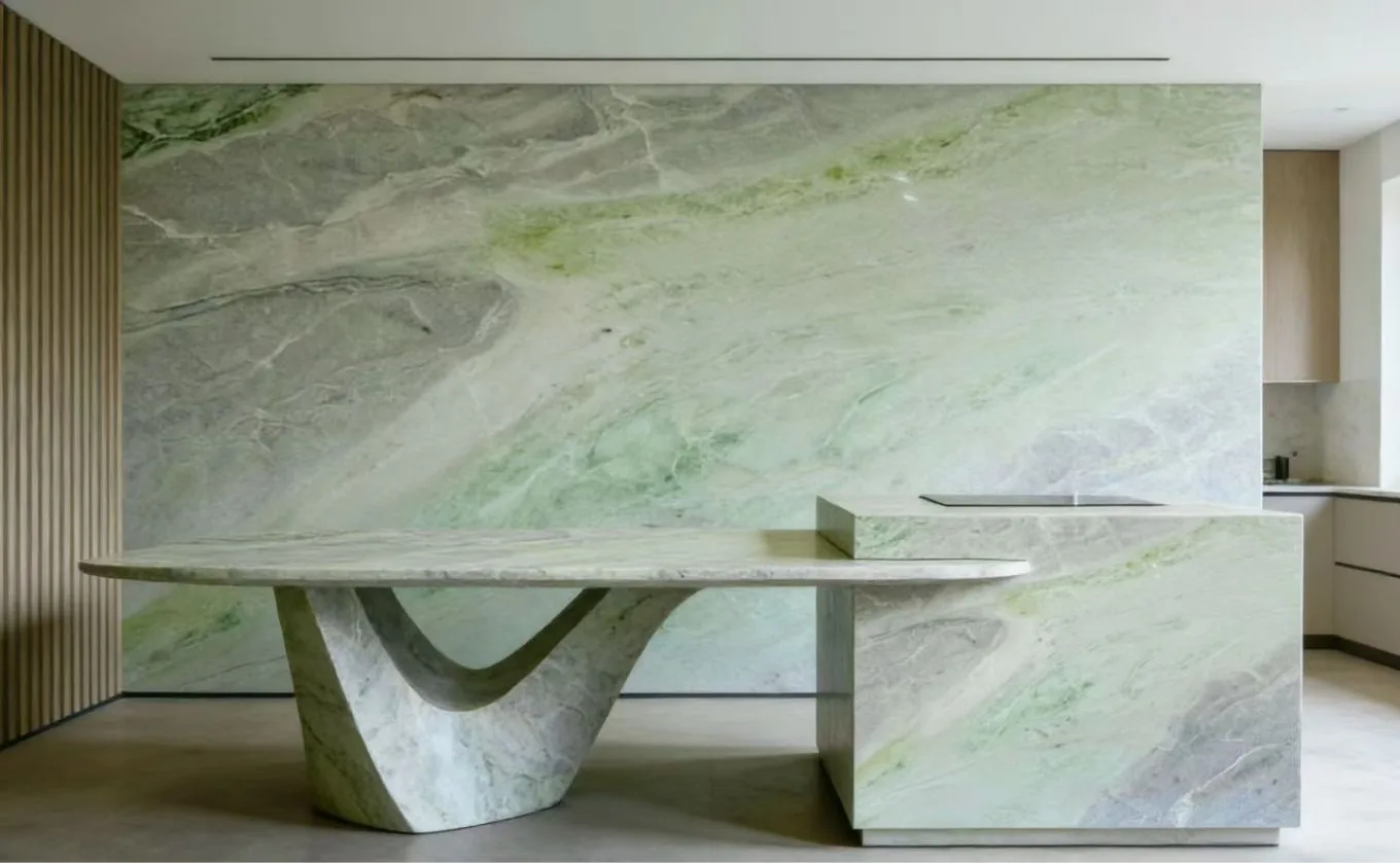 Norwegian Multicolor Jade Marble stone sample
