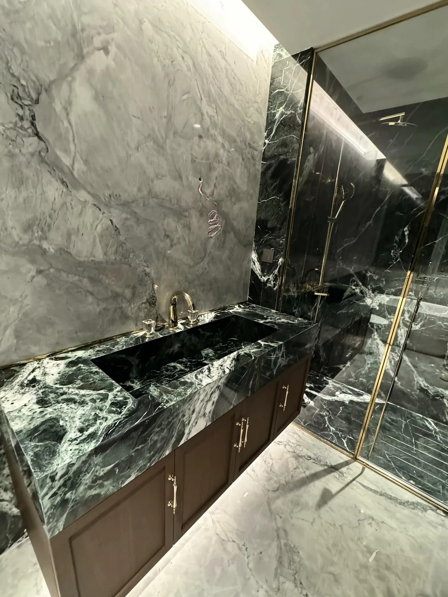Prada Green Marble stone sample