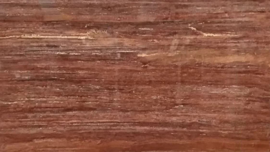 Red Travertine stone sample
