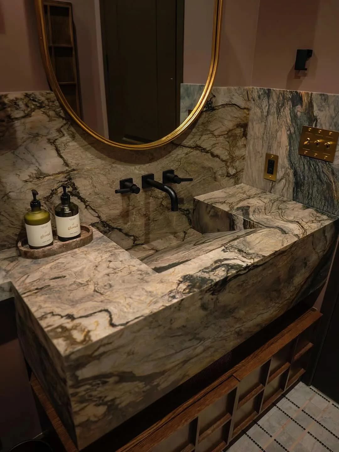 Silk Road Marble stone sample