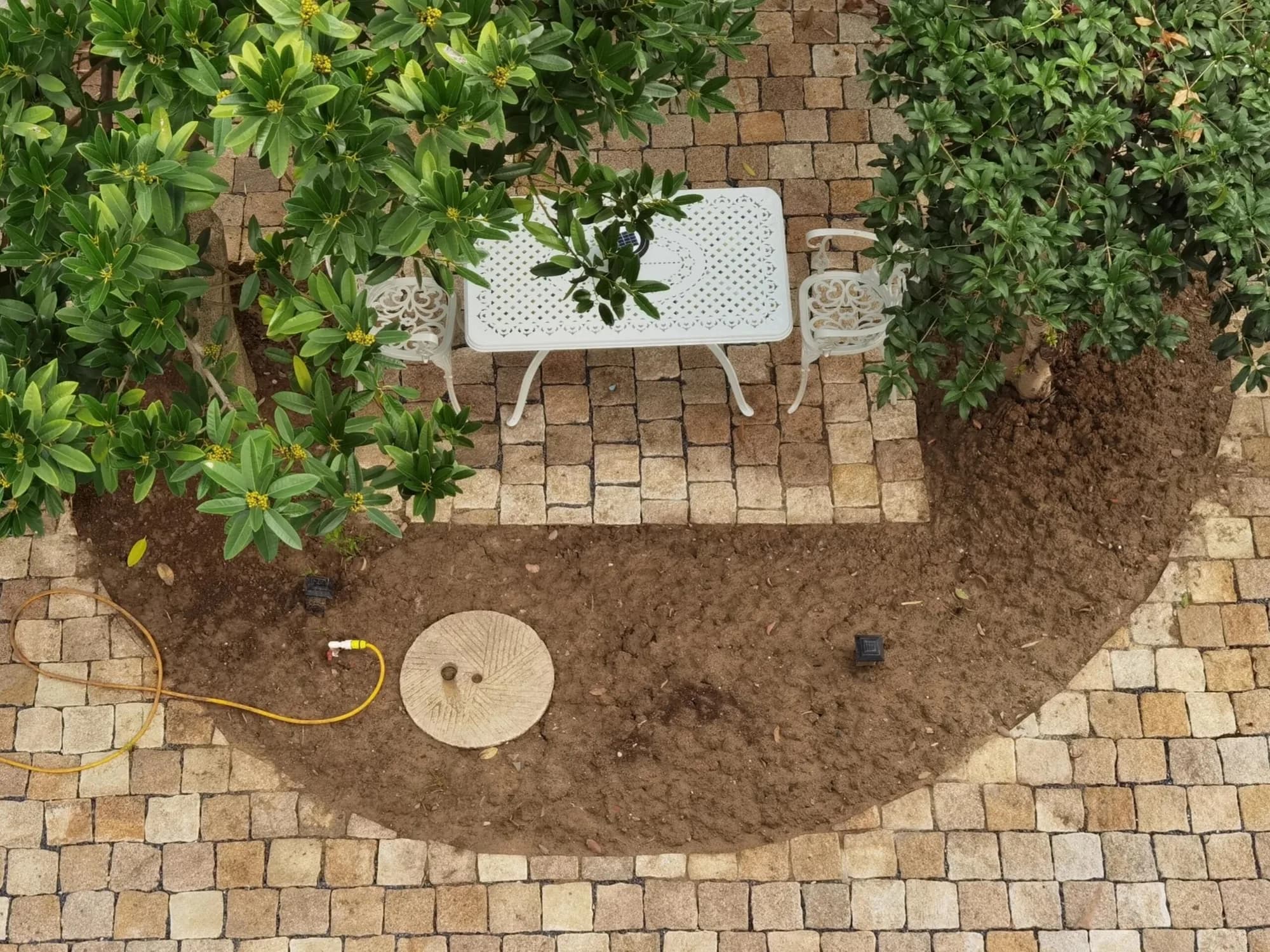 Yellow Cobblestone stone sample
