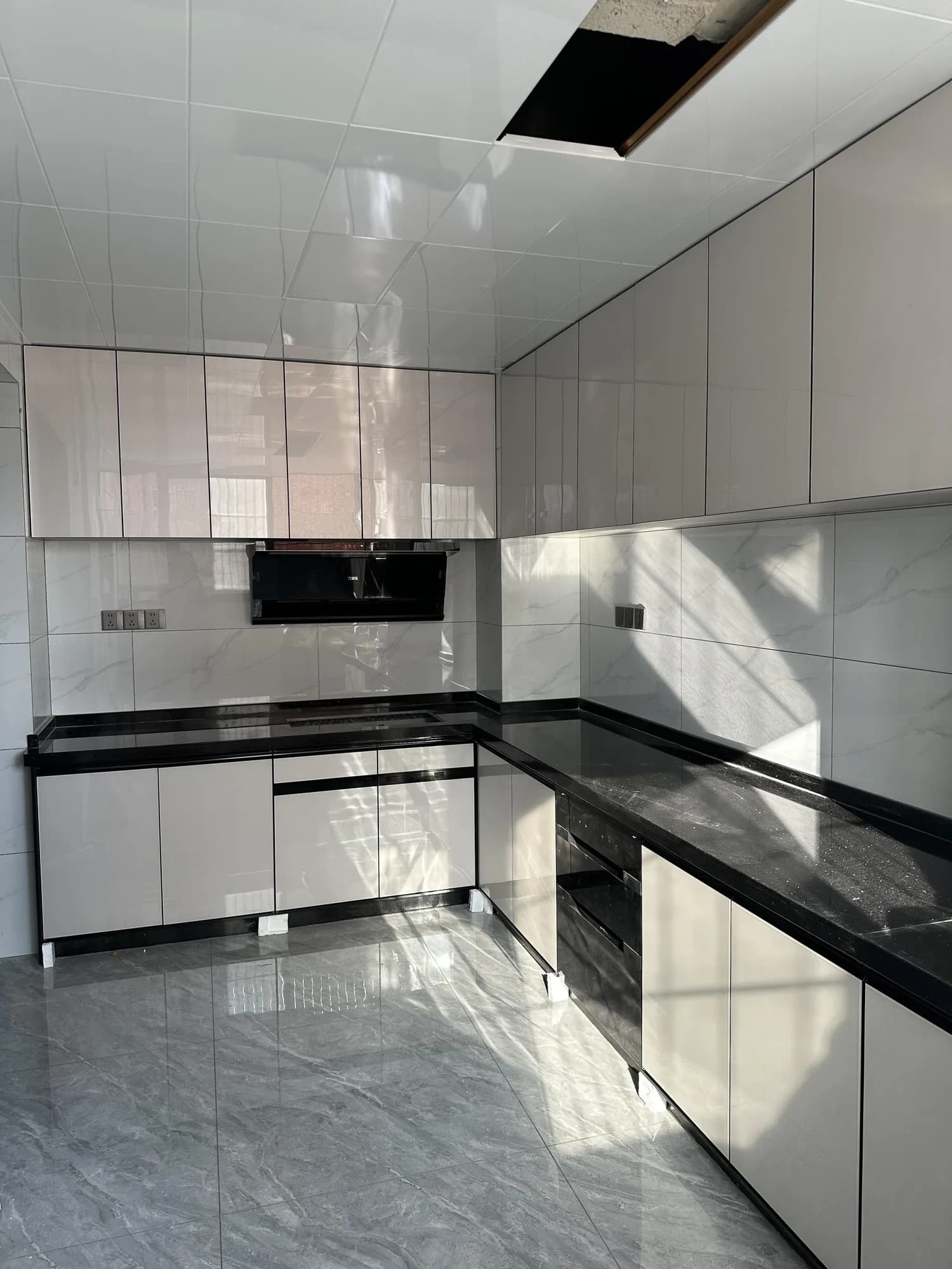 Black Galaxy Granite sample