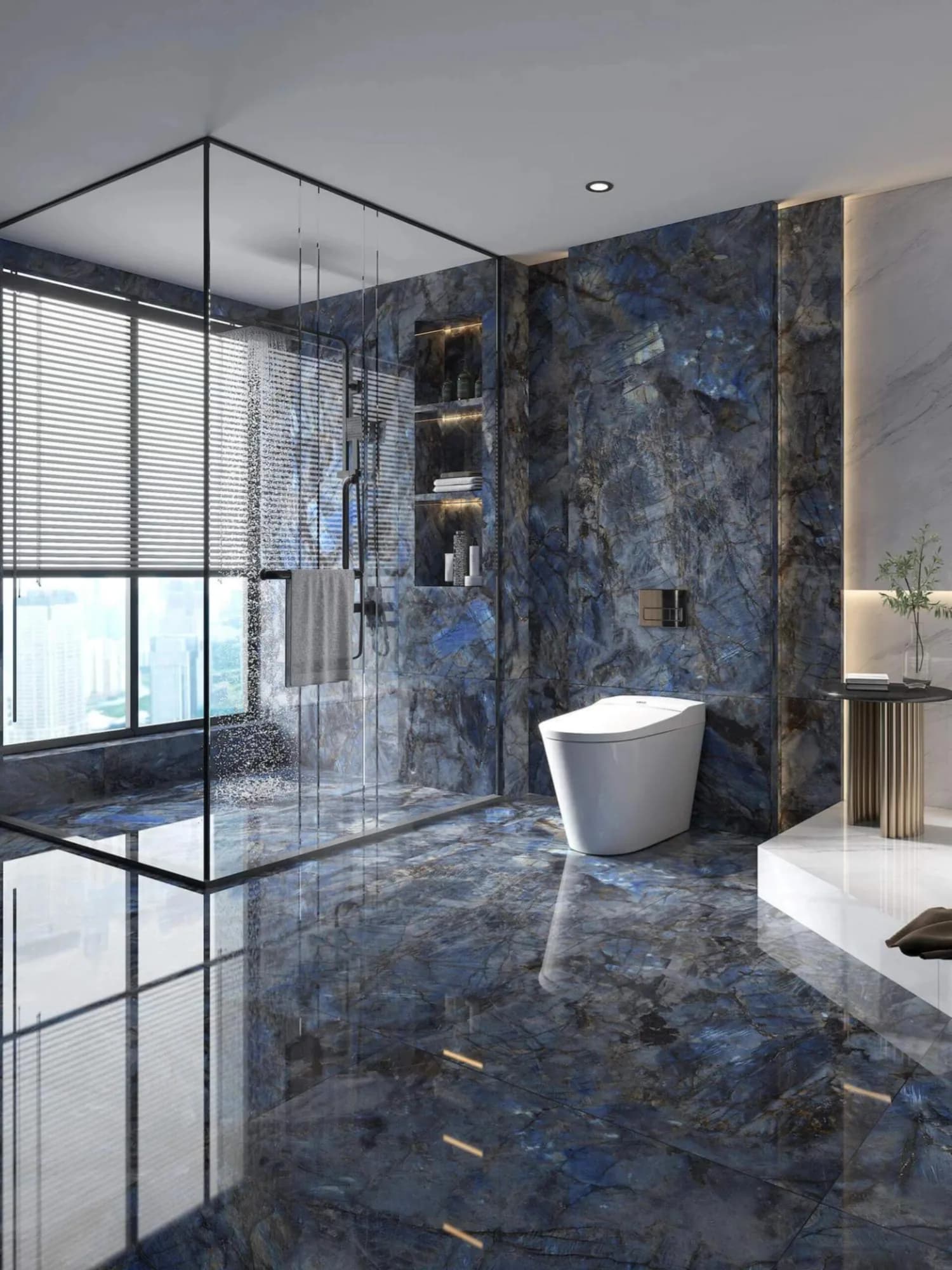 Sapphire Blue Marble sample